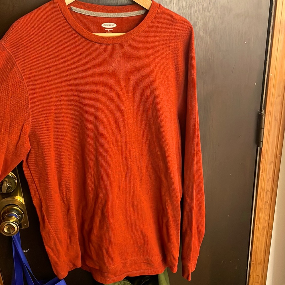 Reddish,Orange long sleeve T-shirt